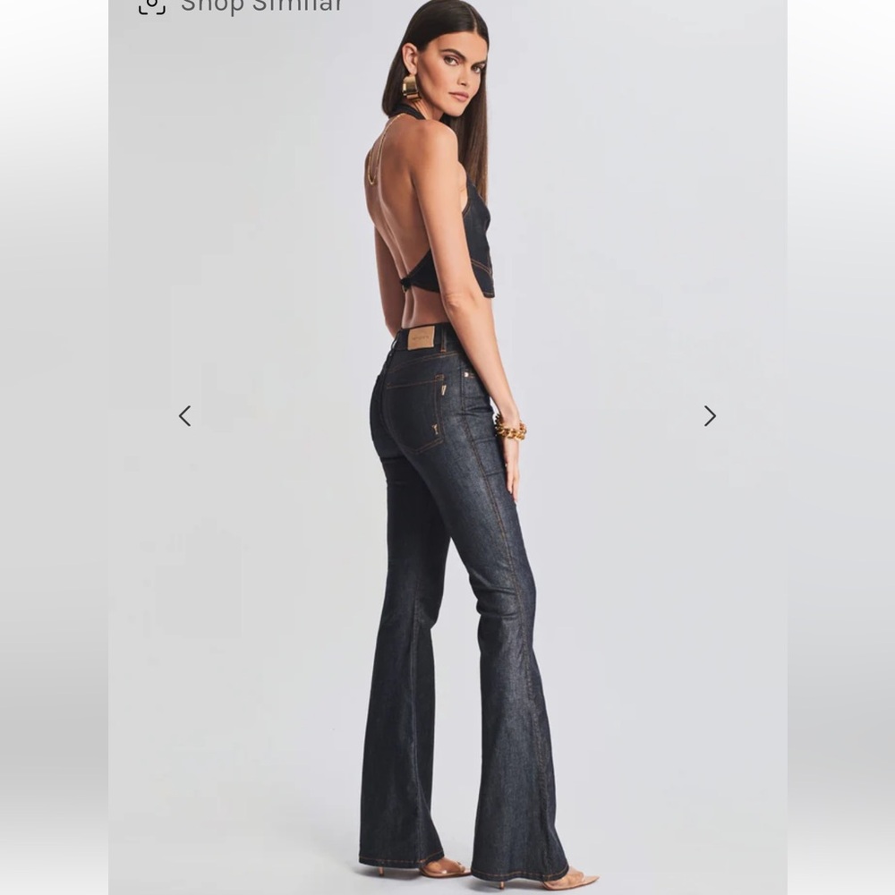 NWOT Retrofete Moore Mid Rise Flare Jean - Sold Out